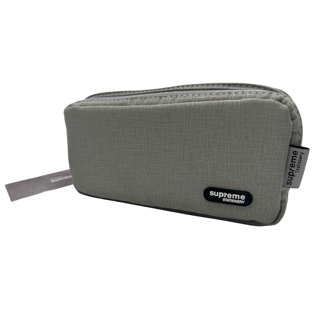 DOUBLE PENCIL CASE GREY (PC-0919)